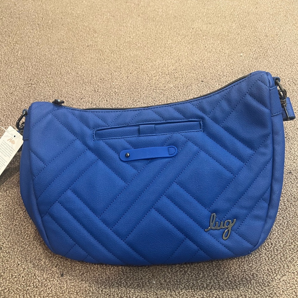 LUG Harmony Matte Luxe VL Crossbody Bag - Sapphire Blue
NWT